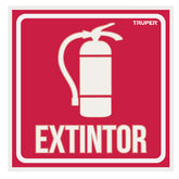 Letrero "extintor" truper
